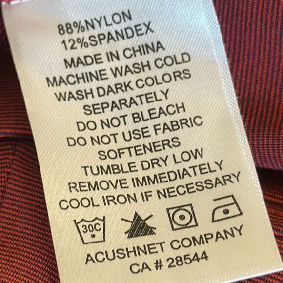 FootJoy Mens Red Quarter Zip Performance size L Large Marine Corps Scholarship - Picture 7 of 8